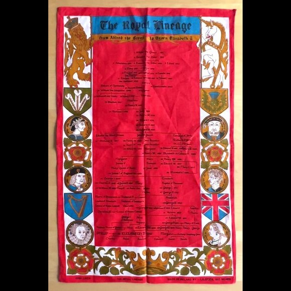 Vintage Irish Linen Tea Towel - Picture 1 of 10